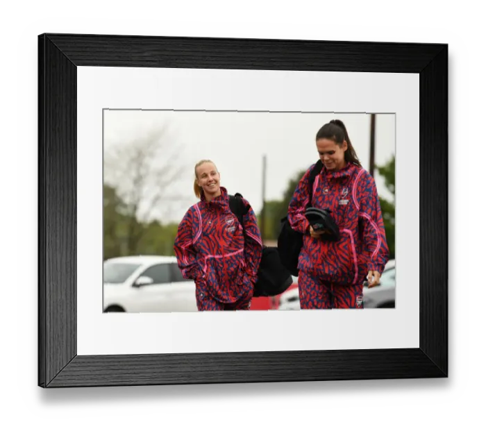 Framed Print : Arsenal Women: Beth Mead and Simone Boye Arrive at Meadow Park before Aston Villa Clash Framed Print : Arsenal Women: Beth Mead and Simone Boye Arrive at Meadow Park before Aston Villa Clash