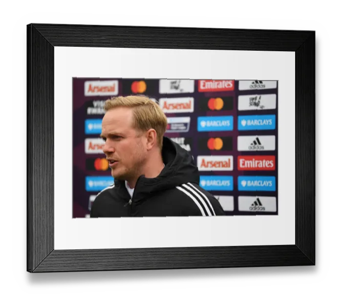 Framed Print : Arsenal Women vs Aston Villa Women: Jonas Eidevall's Pre-Match Strategies, FA WSL 2021-22 Framed Print : Arsenal Women vs Aston Villa Women: Jonas Eidevall's Pre-Match Strategies, FA WSL 2021-22