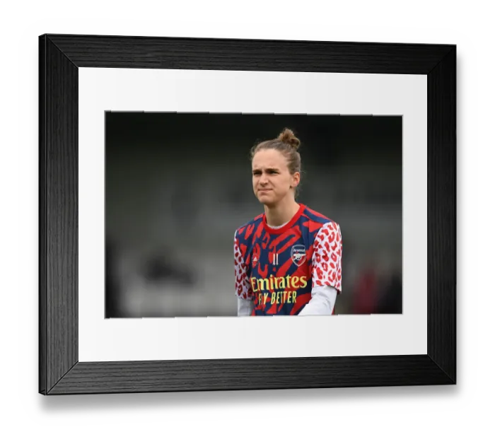 Framed Print : Arsenal's Vivianne Miedema: Pre-Match Focus at Meadow Park Against Aston Villa Framed Print : Arsenal's Vivianne Miedema: Pre-Match Focus at Meadow Park Against Aston Villa