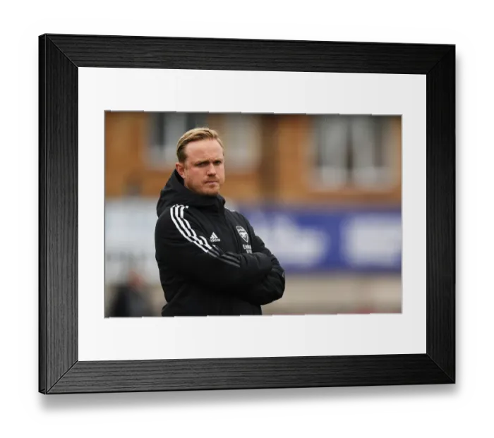 Framed Print : Arsenal Women vs. Aston Villa Women: Manager Jonas Eidevall Prepares for FA WSL Showdown at Meadow Park Framed Print : Arsenal Women vs. Aston Villa Women: Manager Jonas Eidevall Prepares for FA WSL Showdown at Meadow Park