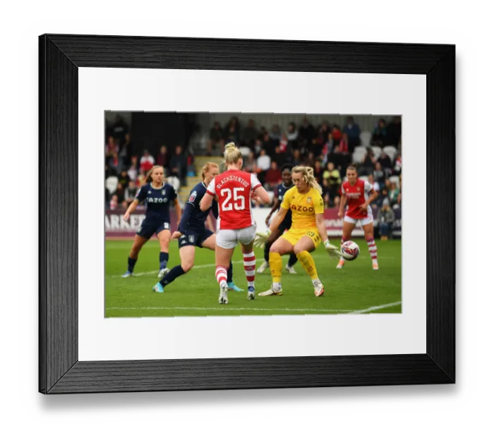 Framed Print : Arsenal Women's Historic Victory: Stina Blackstenius Nets Six Goals Against Aston Villa Framed Print : Arsenal Women's Historic Victory: Stina Blackstenius Nets Six Goals Against Aston Villa