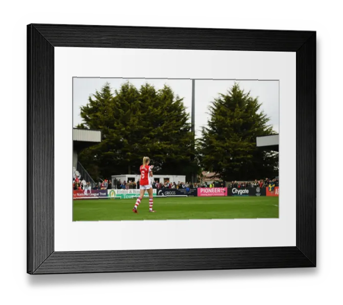 Framed Print : Arsenal Women's Victory: Leah Williamson Celebrates with Fans vs. Aston Villa in FA WSL Framed Print : Arsenal Women's Victory: Leah Williamson Celebrates with Fans vs. Aston Villa in FA WSL