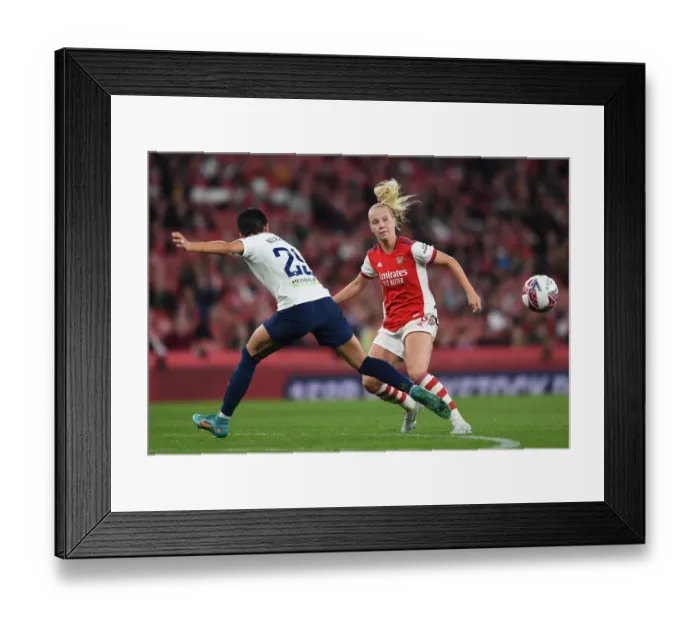 Framed Print : Intense Rivalry: Arsenal Women vs. Tottenham Hotspur in FA WSL Showdown at Emirates Stadium Framed Print : Intense Rivalry: Arsenal Women vs. Tottenham Hotspur in FA WSL Showdown at Emirates Stadium