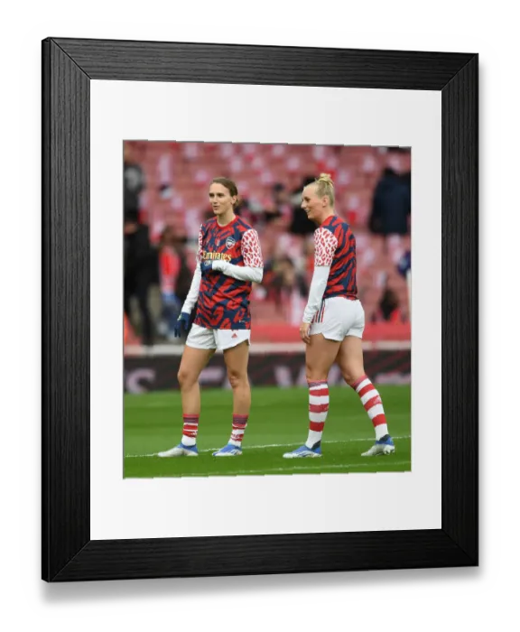 Framed Print : Arsenal Women vs. Tottenham Hotspur Women: Pre-Match Warm-Up at Emirates Stadium Framed Print : Arsenal Women vs. Tottenham Hotspur Women: Pre-Match Warm-Up at Emirates Stadium
