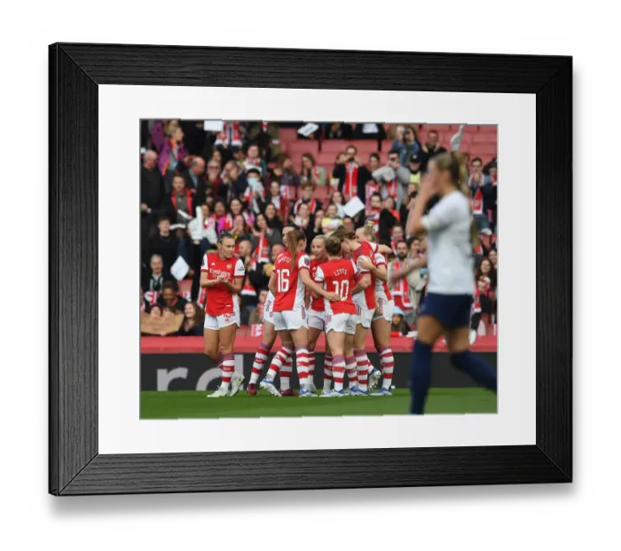 Framed Print : Arsenal Women's Historic FA WSL Victory: Beth Mead Scores First Goal Against Tottenham Framed Print : Arsenal Women's Historic FA WSL Victory: Beth Mead Scores First Goal Against Tottenham