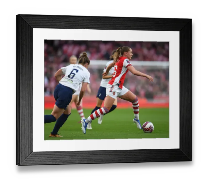 Framed Print : Arsenal Women vs. Tottenham Hotspur: FA WSL Clash at Emirates Stadium (2021-22)