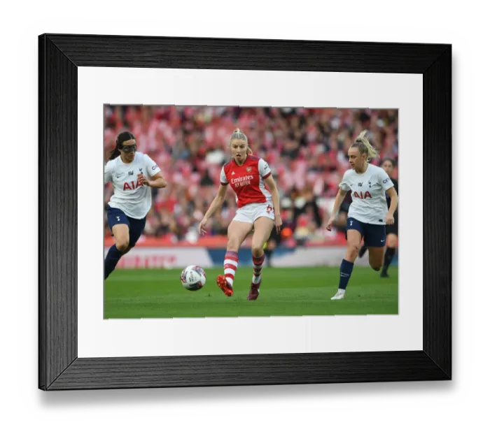 Framed Print : Arsenal Women vs. Tottenham Hotspur: FA WSL Showdown at Emirates Stadium (2021-22)