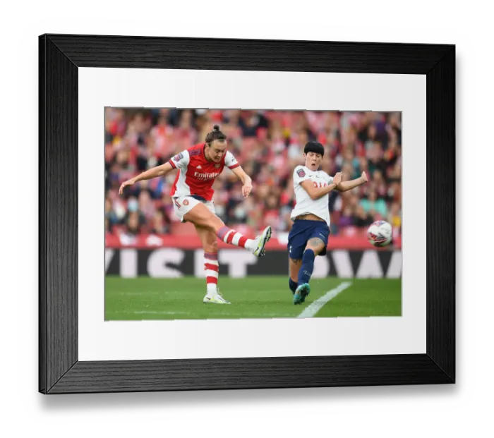 Framed Print : Arsenal vs. Tottenham: A Tense Shootout in the FA WSL - Caitlin Foord vs. Ashleigh Neville Framed Print : Arsenal vs. Tottenham: A Tense Shootout in the FA WSL - Caitlin Foord vs. Ashleigh Neville