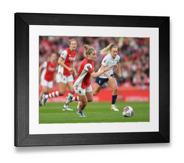 Framed Print : Arsenal's Kim Little Shines in FA WSL Clash Against Tottenham Hotspur (May 2022)