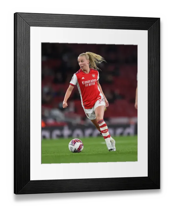 Framed Print : Arsenal's Beth Mead Goes Head-to-Head with Tottenham Hotspur in FA WSL Clash