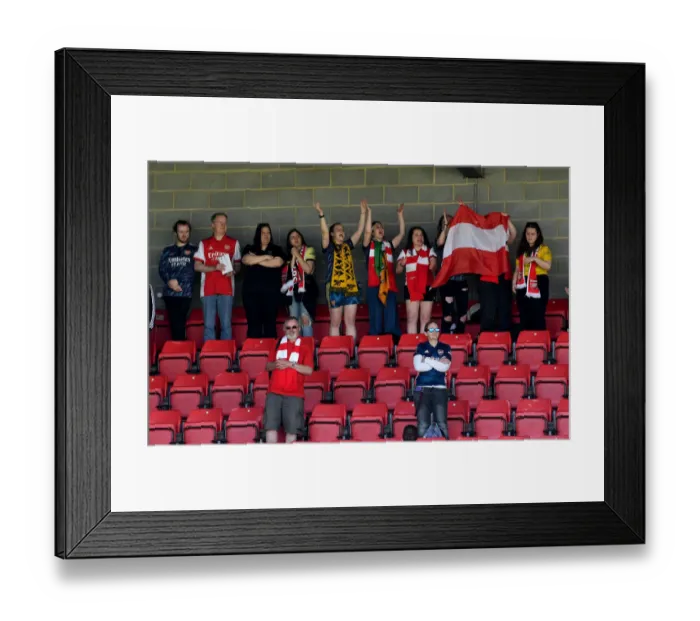Framed Print : Arsenal Women Fans Reaction: West Ham United vs. Arsenal (FA WSL 2021-22) Framed Print : Arsenal Women Fans Reaction: West Ham United vs. Arsenal (FA WSL 2021-22)