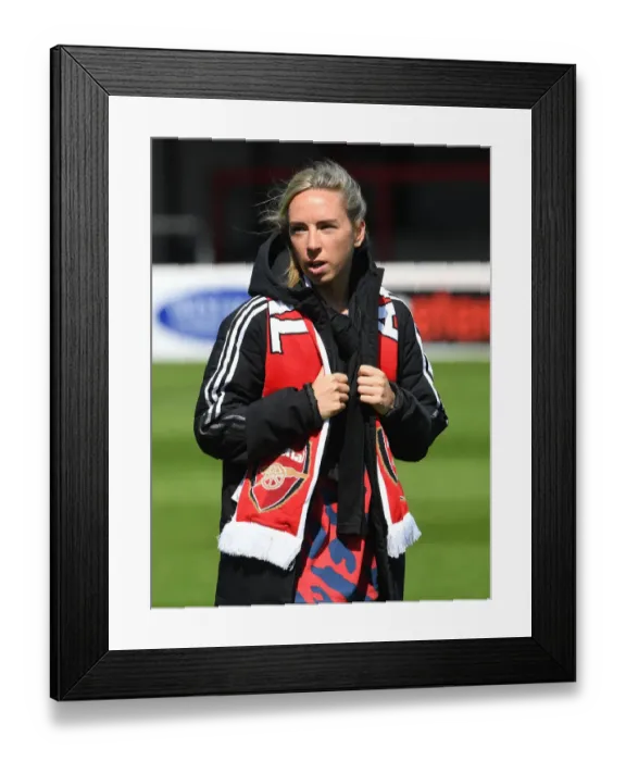 Framed Print : Jordan Nobbs Gears Up: Arsenal Women vs. West Ham United Women, FA WSL Showdown
