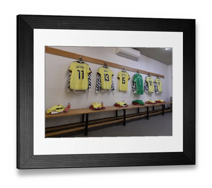 Framed Print : Arsenal Women's Kit Ready for Showdown Against West Ham United in FA WSL Match Framed Print : Arsenal Women's Kit Ready for Showdown Against West Ham United in FA WSL Match