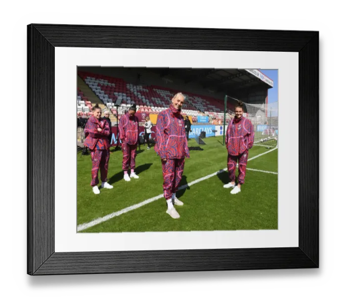 Framed Print : Arsenal Women Ready for FA WSL Showdown Against West Ham United