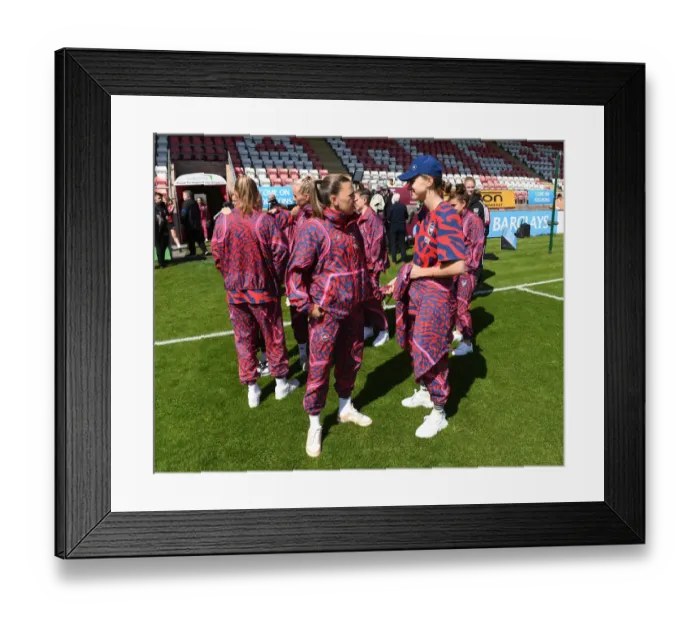 Framed Print : Arsenal Women Prepare for Kick-off Against West Ham United Women in FA WSL Showdown Framed Print : Arsenal Women Prepare for Kick-off Against West Ham United Women in FA WSL Showdown