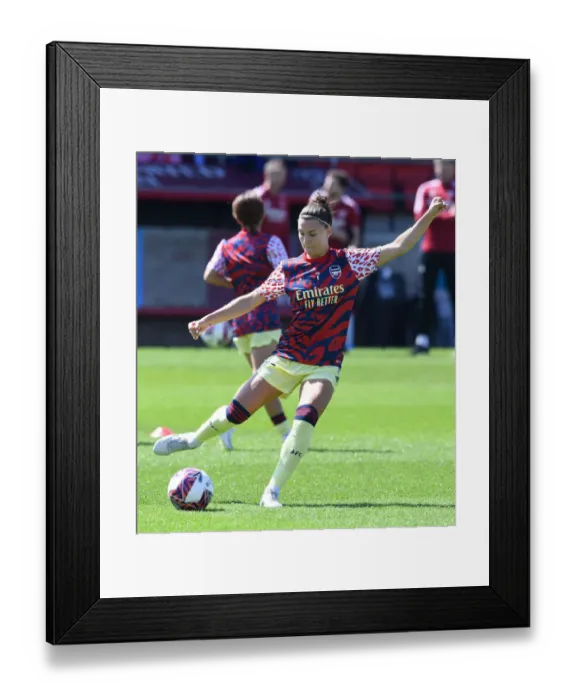 Framed Print : Arsenal Women Gear Up for FA WSL Showdown Against West Ham United