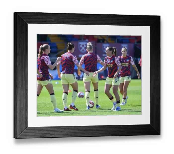 Framed Print : Arsenal vs. West Ham United: FA WSL Showdown Framed Print : Arsenal vs. West Ham United: FA WSL Showdown