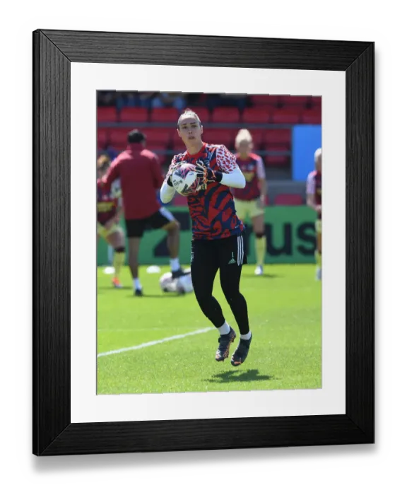 Framed Print : Manuela Zinsberger: Arsenal's GK Ready for FA WSL Showdown Against West Ham United