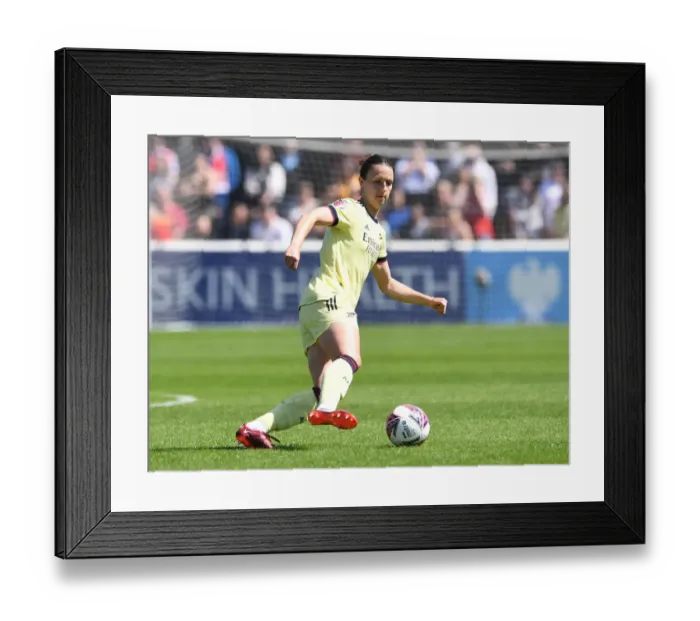 Framed Print : Arsenal vs. West Ham United: FA WSL Clash at Chigwell Construction Stadium Framed Print : Arsenal vs. West Ham United: FA WSL Clash at Chigwell Construction Stadium