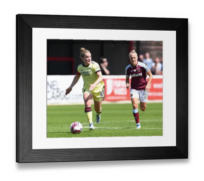 Framed Print : Clash of Titans: Kim Little vs. Tameka Yallop in FA WSL Showdown - Arsenal Women vs. West Ham United Women Framed Print : Clash of Titans: Kim Little vs. Tameka Yallop in FA WSL Showdown - Arsenal Women vs. West Ham United Women