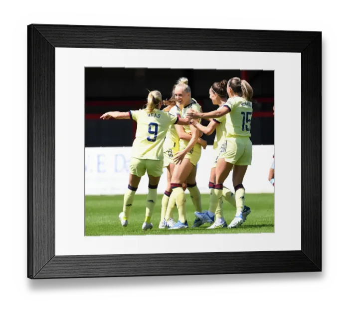 Framed Print : Stina Blackstenius Scores First Goal: Arsenal Women Triumph Over West Ham United Women in FA WSL Clash Framed Print : Stina Blackstenius Scores First Goal: Arsenal Women Triumph Over West Ham United Women in FA WSL Clash