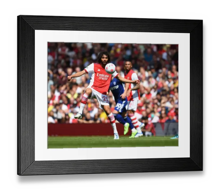 Framed Print : Mo Elneny: Arsenal vs Leeds United, Premier League 2021-2022, Emirages Stadium Framed Print : Mo Elneny: Arsenal vs Leeds United, Premier League 2021-2022, Emirages Stadium