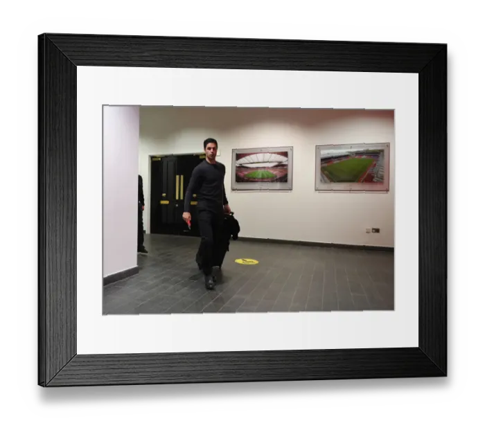 Framed Print : Mikel Arteta Before Arsenal vs. Leeds United, Premier League 2021-22 Framed Print : Mikel Arteta Before Arsenal vs. Leeds United, Premier League 2021-22