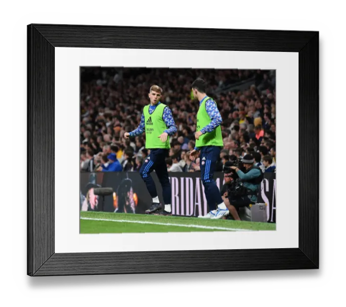 Framed Print : Arsenal's Swanson and Patino Prepare for Tottenham Clash in Premier League Showdown Framed Print : Arsenal's Swanson and Patino Prepare for Tottenham Clash in Premier League Showdown