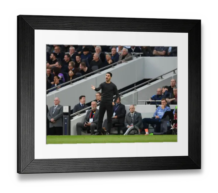 Framed Print : Mikel Arteta vs. Tottenhotpur: Clash of the Managers in the Premier League, London 2022