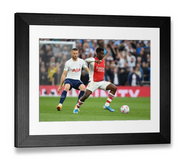 Framed Print : Intense Rivalry: Nketiah vs. Dier - Arsenal vs. Tottenham (2021-22) Framed Print : Intense Rivalry: Nketiah vs. Dier - Arsenal vs. Tottenham (2021-22)