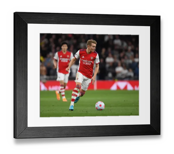 Framed Print : Martin Odegaard in Action: Arsenal vs. Tottenham, Premier League 2021-22 - A Riveting Showdown Framed Print : Martin Odegaard in Action: Arsenal vs. Tottenham, Premier League 2021-22 - A Riveting Showdown