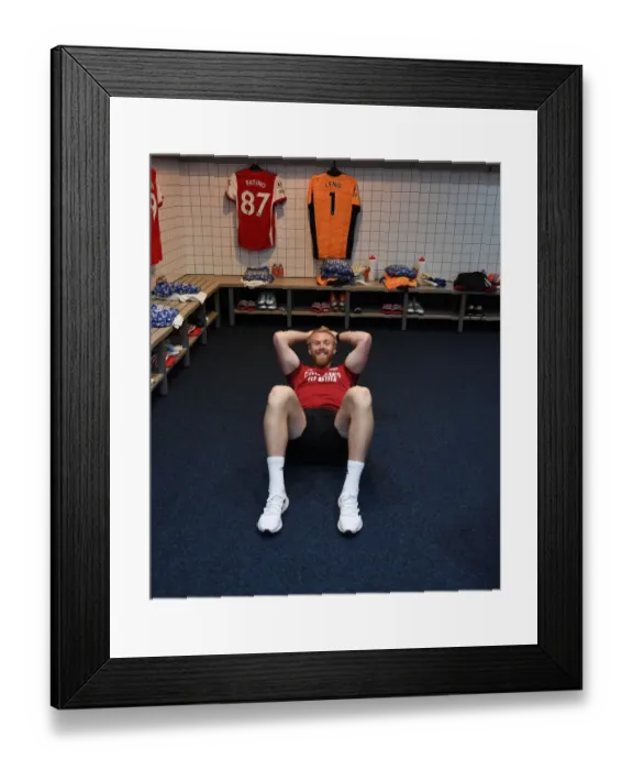 Framed Print : Arsenal Fitness Coach Sam Wilson at Tottenham Hotspur Stadium - Premier League Clash 2021-22