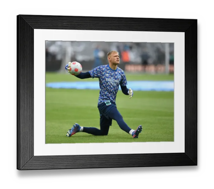 Framed Print : Arsenal's Ramsdale Gears Up: Newcastle United vs Arsenal, Premier League 2021-22 Framed Print : Arsenal's Ramsdale Gears Up: Newcastle United vs Arsenal, Premier League 2021-22