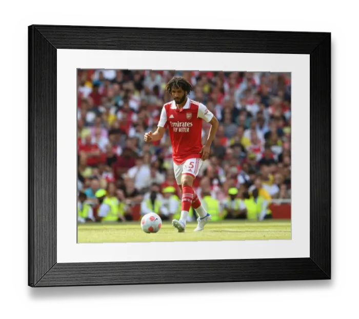 Framed Print : Mohamed Elneny in Action: Arsenal vs. Everton, Premier League 2021-22 Framed Print : Mohamed Elneny in Action: Arsenal vs. Everton, Premier League 2021-22