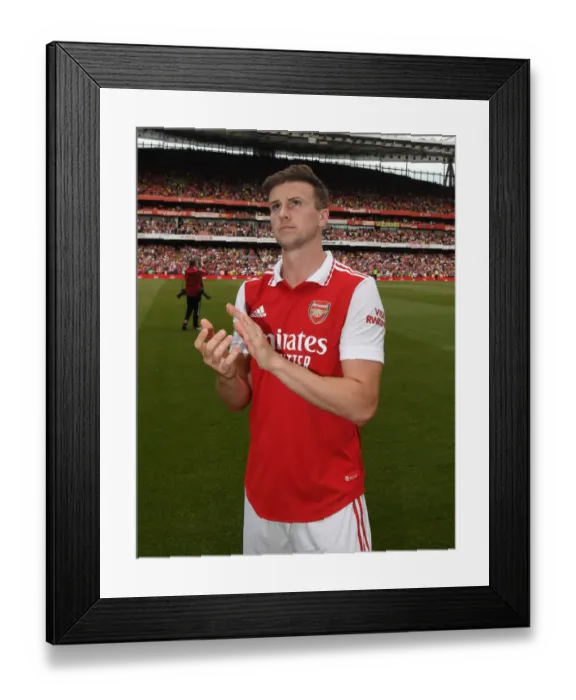 Framed Print : Arsenal's Rob Holding Celebrates Victory Over Everton in 2021-22 Premier League Framed Print : Arsenal's Rob Holding Celebrates Victory Over Everton in 2021-22 Premier League