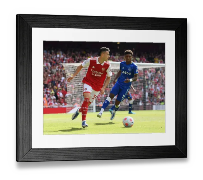 Framed Print : Martinelli's Brilliance: Arsenal's Thrilling Premier League Win Against Everton, 2021-22 Framed Print : Martinelli's Brilliance: Arsenal's Thrilling Premier League Win Against Everton, 2021-22