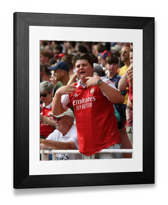 Framed Print : Passionate Arsenal Fans: Arsenal vs Everton at Emirates Stadium (2021-22) Framed Print : Passionate Arsenal Fans: Arsenal vs Everton at Emirates Stadium (2021-22)