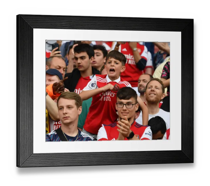 Framed Print : Arsenal Fans Rejoice: Gunners Secure Victory Against Everton in Premier League Showdown (May 2022) Framed Print : Arsenal Fans Rejoice: Gunners Secure Victory Against Everton in Premier League Showdown (May 2022)