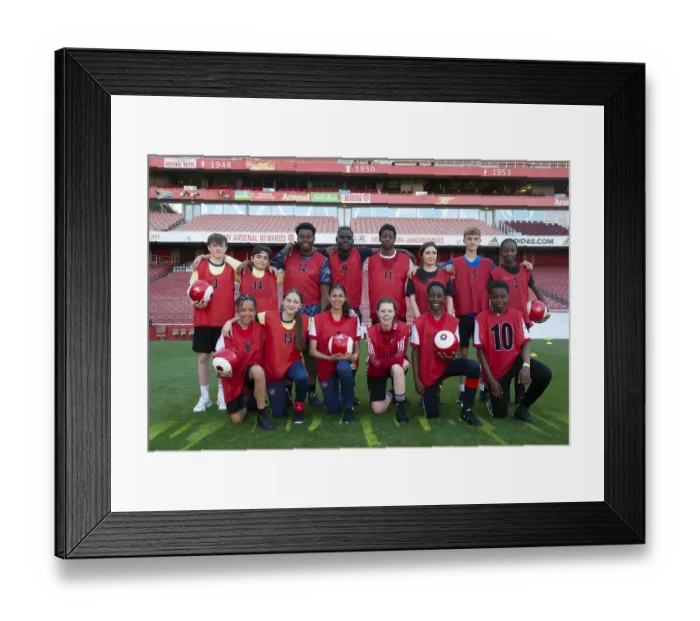 Framed Print : Arsenal Football Club: Discovering the Next Prodigy at the 2022 Ball Squad Trials Framed Print : Arsenal Football Club: Discovering the Next Prodigy at the 2022 Ball Squad Trials