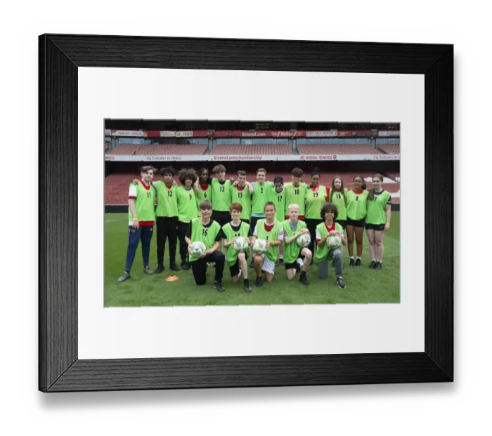 Framed Print : Arsenal FC 2022: Discovering New Football Talents - Ball Squad Trials Framed Print : Arsenal FC 2022: Discovering New Football Talents - Ball Squad Trials