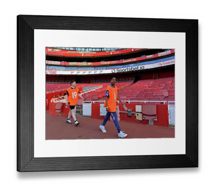 Framed Print : Arsenal Football Club: 2022 Ballboy Trials - The New Ballsquad