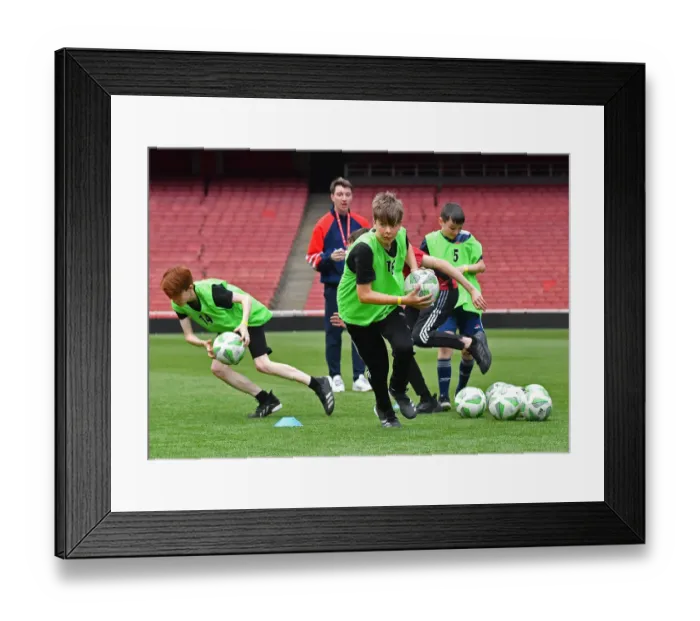 Framed Print : Arsenal Football Club: Unleashing Talent - 2022 Ball Squad Trials Framed Print : Arsenal Football Club: Unleashing Talent - 2022 Ball Squad Trials
