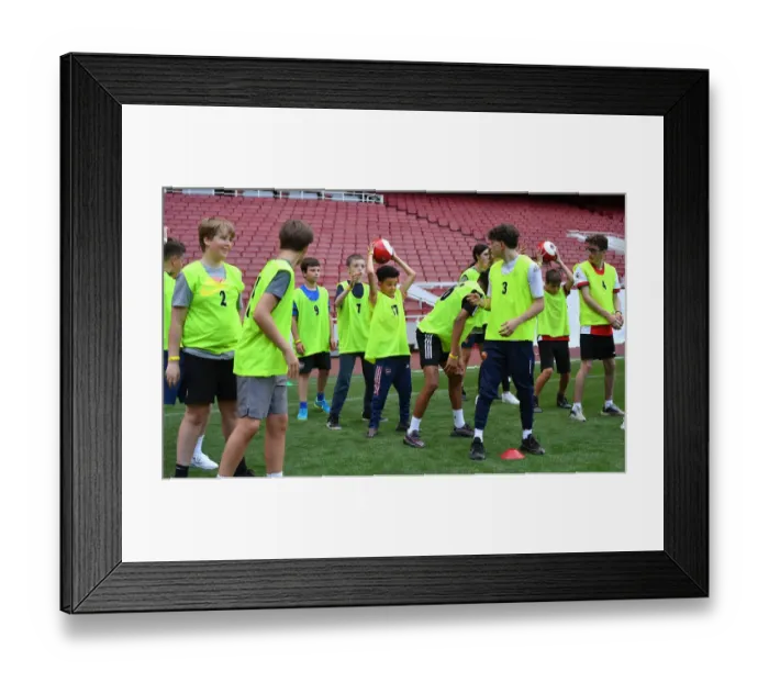Framed Print : Arsenal FC 2022: Uncovering the Next Football Prodigy - Ball Squad Trials