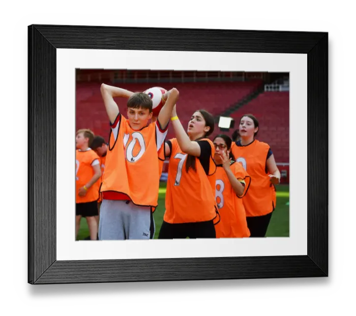 Framed Print : Arsenal Football Club 2022: Discovering the Next Team MVPs at the Ball Squad Trials