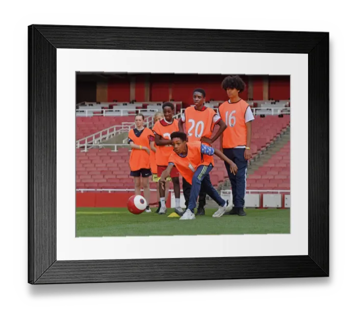 Framed Print : Arsenal 2022: Uncovering Football's Future Stars - Ball Squad Trials Framed Print : Arsenal 2022: Uncovering Football's Future Stars - Ball Squad Trials