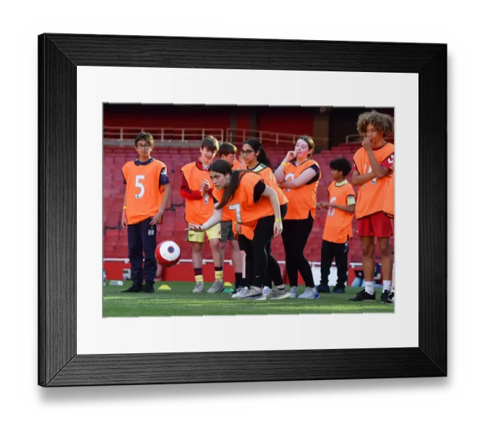 Framed Print : Arsenal Football Club: Unleashing Talent - 2022 Ball Squad Trials