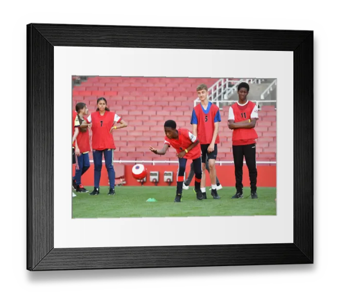 Framed Print : Arsenal Football Club 2022: The Ultimate Ball Squad Selection Trials