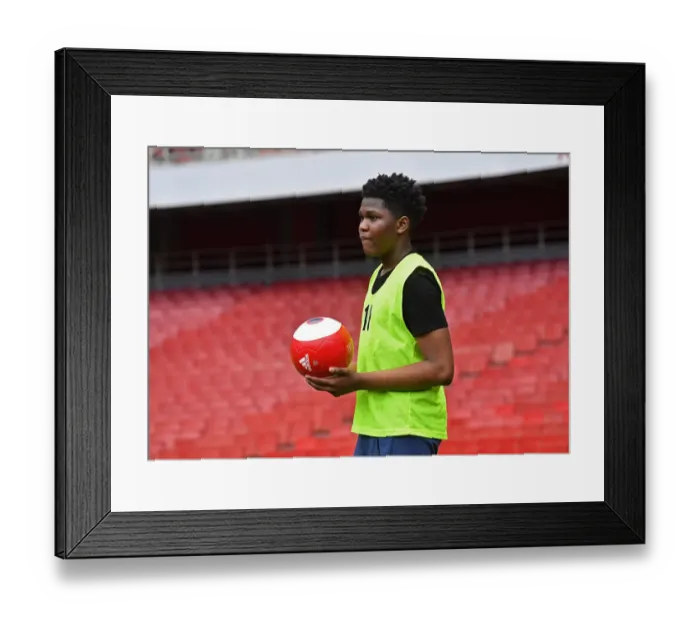 Framed Print : Arsenal FC 2022: Uncovering Football's Next Prodigy - Ball Squad Trials