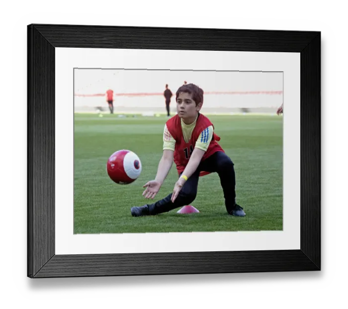 Framed Print : Arsenal FC 2022: Discovering the New Ball Squad Stars