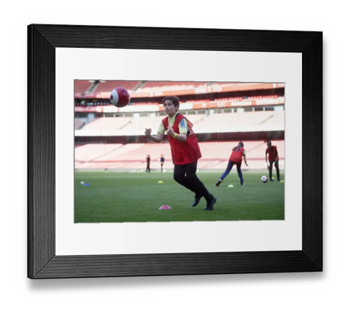 Framed Print : Arsenal FC: Discovering the Next Prodigy at 2022 Ball Squad Trials